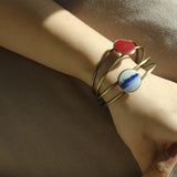 Red Ceramic Adjustable Bracelet