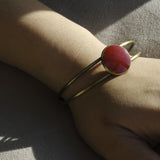 Red Ceramic Adjustable Bracelet