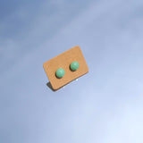 Ceramic Green Celadon Studs