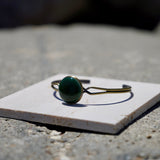 Emerald Green Ceramic Adjustable Bracelet