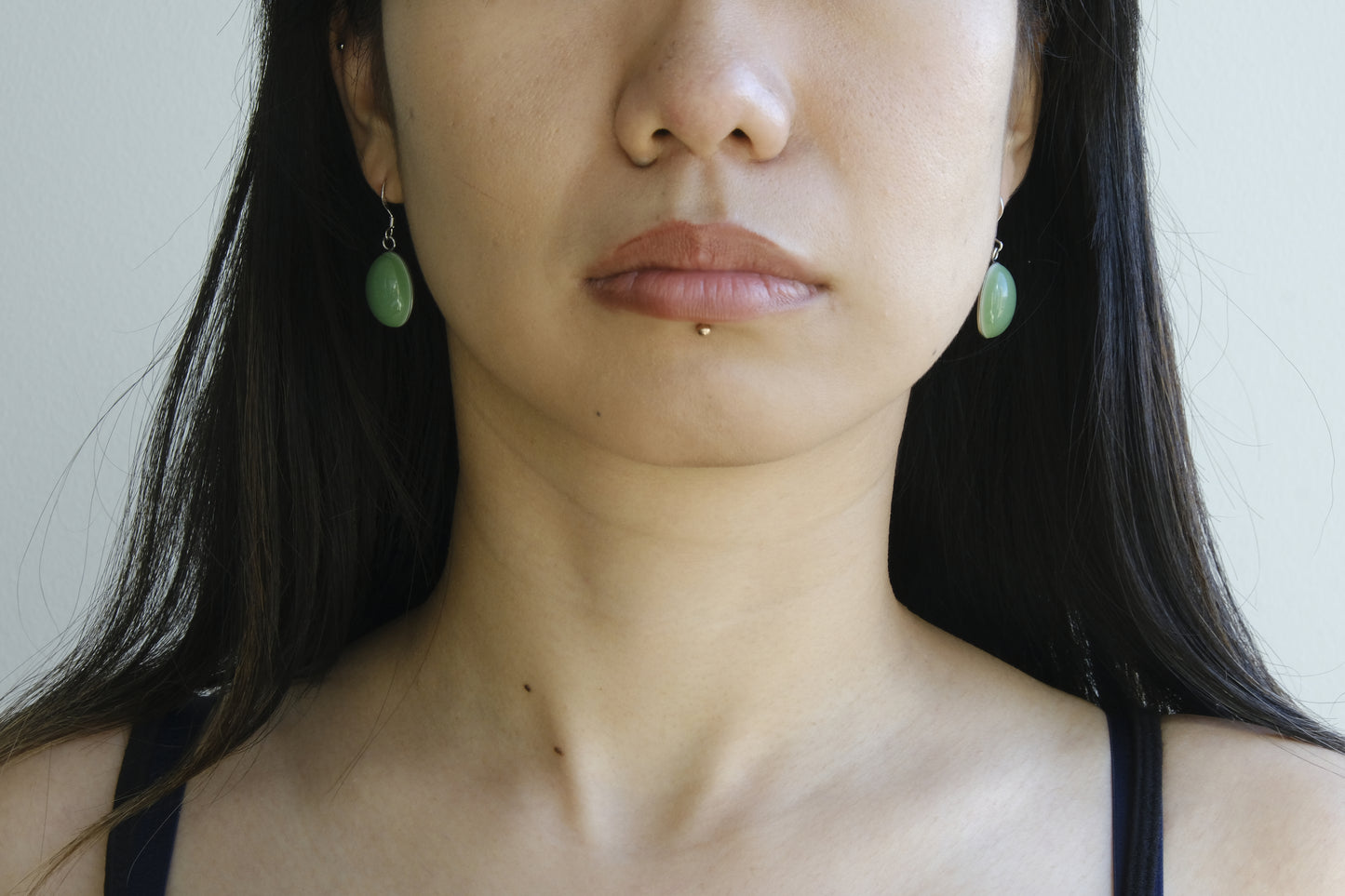 Ceramic Celadon Earrings