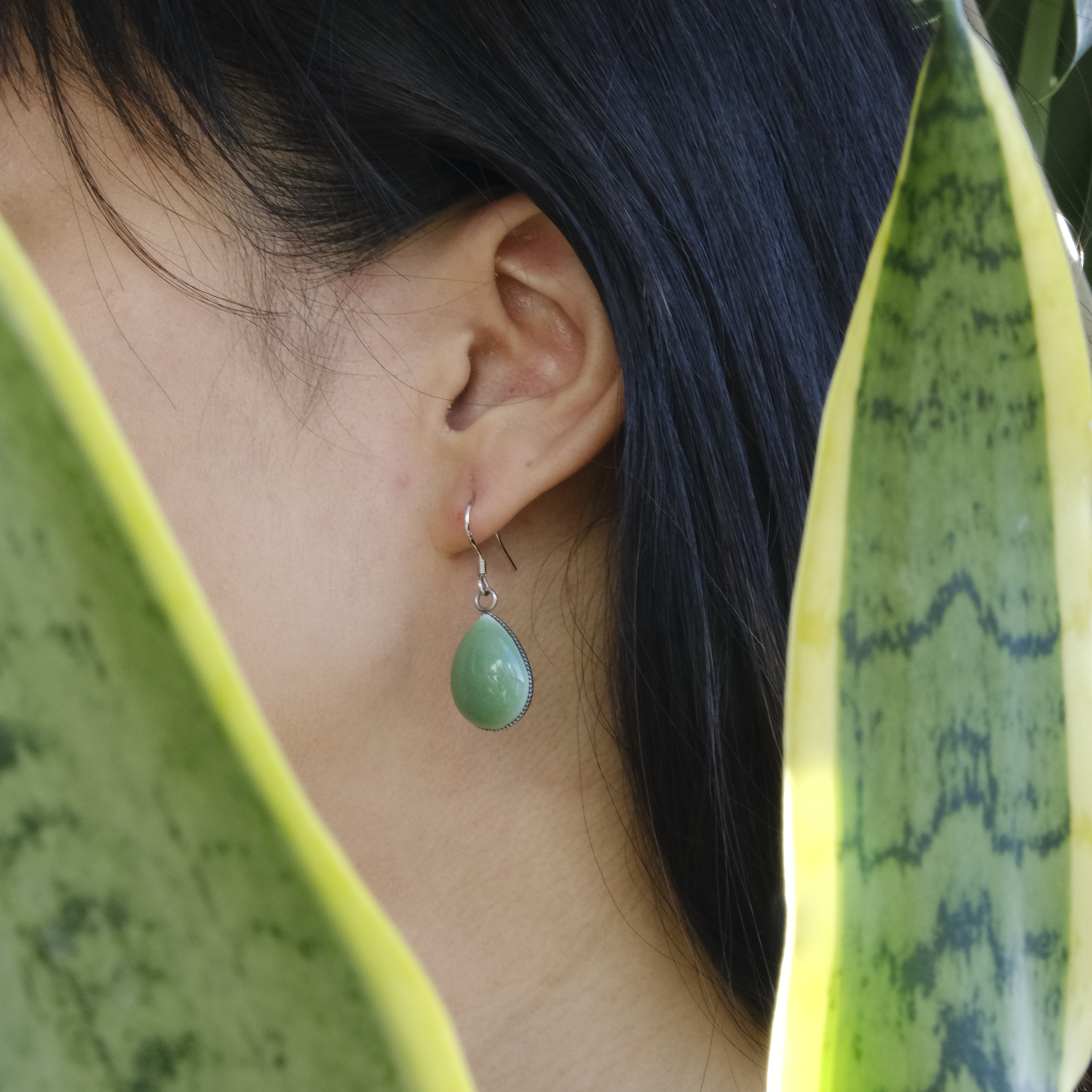 Ceramic Celadon Earrings