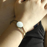 White Ceramic Adjustable Bracelet