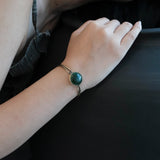 Emerald Green Ceramic Adjustable Bracelet